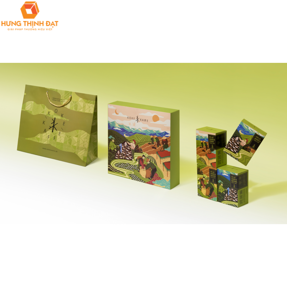Hộp Cứng KOKEKAFFE -  Biểu Tượng Của Sự Tươi Mới, Sang Trọng