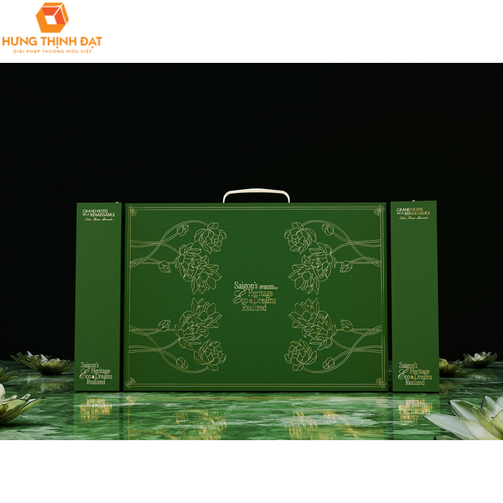 Hộp Cứng MOON CAKE -  Thiết Kế Tinh Tế Đậm Nét Hồn Việt