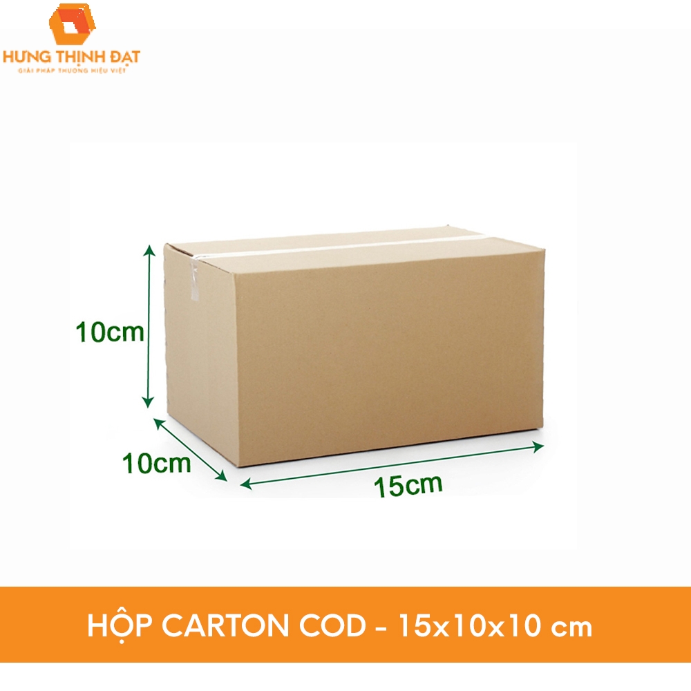 Thùng Hộp Carton Trơn Đóng Hàng - 15x10x10cm