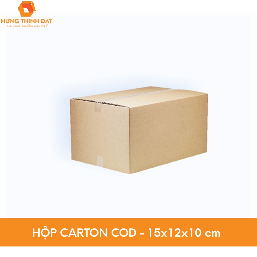 Thùng Hộp Carton Trơn Đóng Hàng - 15x12x10